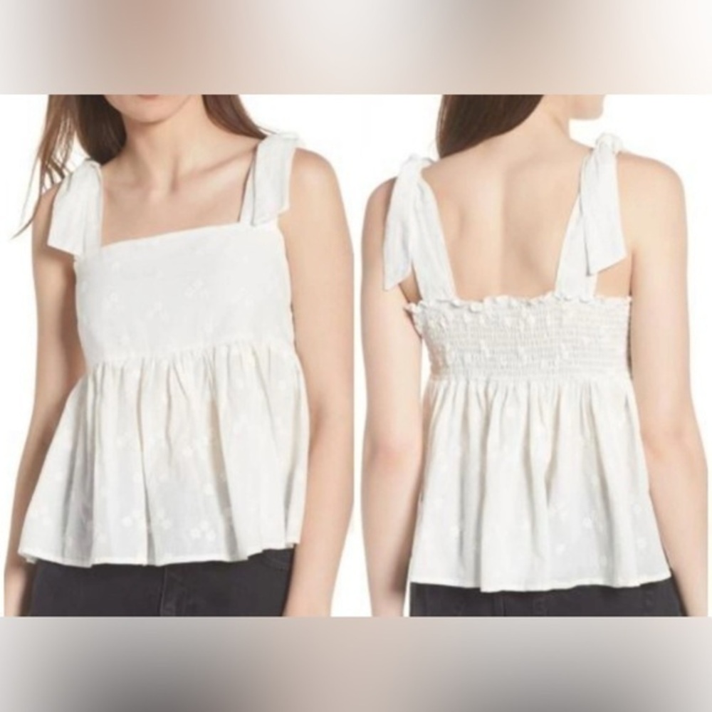 BP White Flair Halter Top size XXS